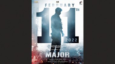 Major: Adivi Sesh Starrer Produced By Mahesh Babu To Release In Theatres On February 11, 2022! (Watch BTS Video)