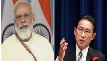 World News | PM Modi Congratulates Japanese Counterpart over His Party's Win in Lower House Elections