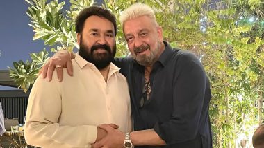 Diwali 2021: Mohanlal and Sanjay Dutt Celebrate the Festival in Dubai, Pose Together in Ethnic Outfits! (View Viral Pics)