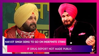 Navjot Singh Sidhu's Fresh Salvo: Will Go On Indefinite Strike If Drug Report Not Made Public