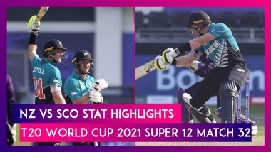 NZ vs SCO Stat Highlights T20 World Cup 2021: Kiwis Clinch 16-Run Win To Keep Semifinal Hopes Alive