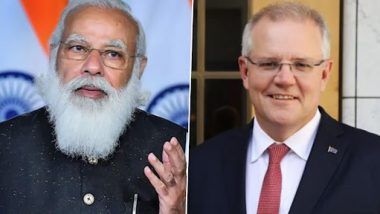 PM Narendra Modi Thanks Australia PM Scott Morrison for India’s COVID-19 Vaccine Covaxin’s Recognition