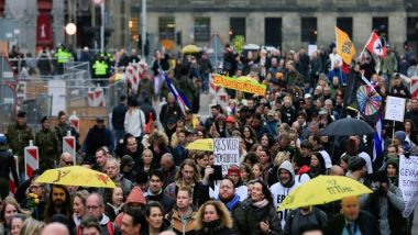 Protests Against COVID-19 Curbs Rock Netherlands, Belgium, France