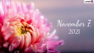 November 7, 2021: Which Day Is Today? Know Holidays, Festivals and Events Falling on Today&rsquo;s Calendar Date