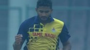 P Saravana Kumar&rsquo;s Fifer Helps Tamil Nadu Make Way into Finals of Syed Mushtaq Trophy 2021-22, Vijay Shankar&rsquo;s Team Registers 8-Wicket Win Against Hyderabad