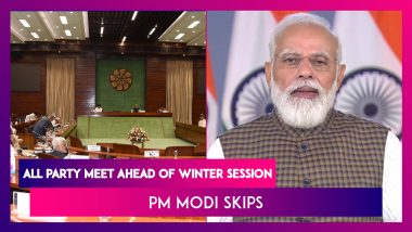 All Party Meet Before Parliament's Winter Session: PM Modi Gives It A Miss | Highlights