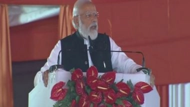 India News | PM Modi Inaugurates Water Projects in UP's Mahoba Worth Rs 3,250 Crores