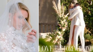Paris Hilton Marries Entrepreneur Carter Reum in a Lavish Ceremony; The Bride Looks Pretty in a White Gown (View Pic)