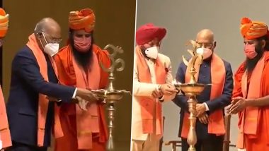 President Ram Nath Kovind Graces the First Convocation of the University of Patanjali in Haridwar (Watch Video)