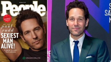 Actor Paul Rudd Named People's Sexiest Man Alive 2021