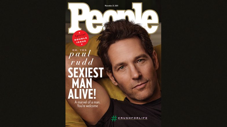 Paul Rudd Named ‘Sexiest Man Alive’ 2021 by People Magazine