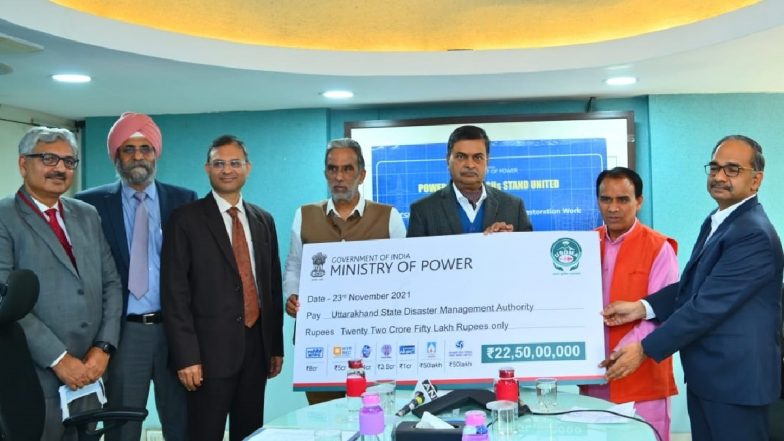 Power Minister RK Singh Flags Off Reconstruction Works Worth Rs 22.5 Crore for Flood-Affected Uttarakhand