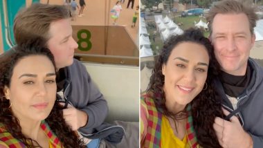 Preity Zinta Celebrates The Spirit Of Diwali With Gene Goodenough And Extends Greetings To Everyone On Social Media! (Watch Video)