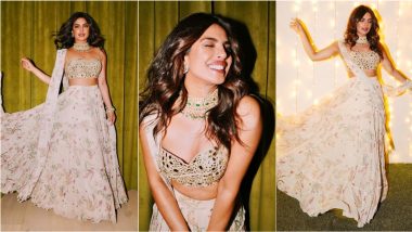 Diwali 2021 Fashion Done Right! Priyanka Chopra Jonas Looks Resplendent Celebrating Diwali in Los Angeles (View Pics)