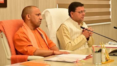 Pushkar Singh Dhami Meets Yogi Adityanath, Discusses Pending Issues Between Uttarakhand, Uttar Pradesh