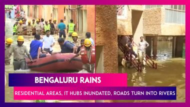Bengaluru Rains: Residential Areas, IT Hubs Inundated, Roads Turn Into Rivers After Torrential Downpour