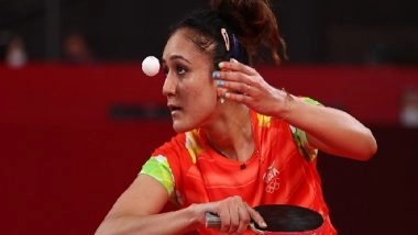 Sports News | WTT Contender Lasko: Manika Batra Settles for Bronze After Losing to Wang Yidi in Semis