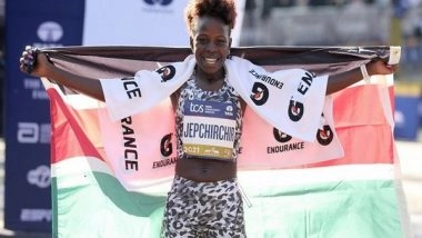 Sports News | Kenya's Peres Jepchirchir Becomes First Olympic Champion to Win New York City Marathon