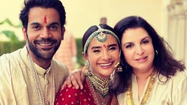 Rajkummar Rao and Patralekhaa’s Marriage: Farah Khan Shares a Priceless Moment From D-Day, Calls It the ‘Most Beautiful’ Wedding!