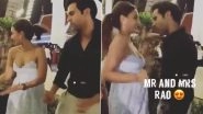 Rajkummar Rao and Patralekhaa Dance to Amitabh Bachchan&rsquo;s 'Jumma Chumma De De' at Their Wedding Reception (Watch Video)