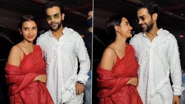 Rajkummar Rao and Patralekhaa Spotted at Mumbai Airport! Actress Can’t Stop Blushing When Paparazzi Calls Her ‘Bhabhiji’ (Watch Video)