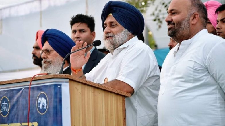 Punjab Assembly Elections 2022: SAD Chief Sukhbir Singh Badal Denies Possibilities of Allying with BJP in Upcoming Polls After Repeal of Farm Laws