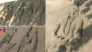 Diwali 2021: Sand Artist Rupesh Singh Recreates Famous Episodes of Ramayana in Ayodhya (See Pics)
