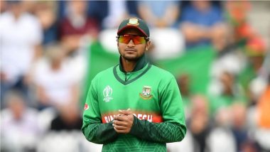 Shakib Al Hasan Injury Update: Bangladesh Star Cricketer Ruled Out of Remainder of T20 World Cup 2021 Due to Hamstring Injury