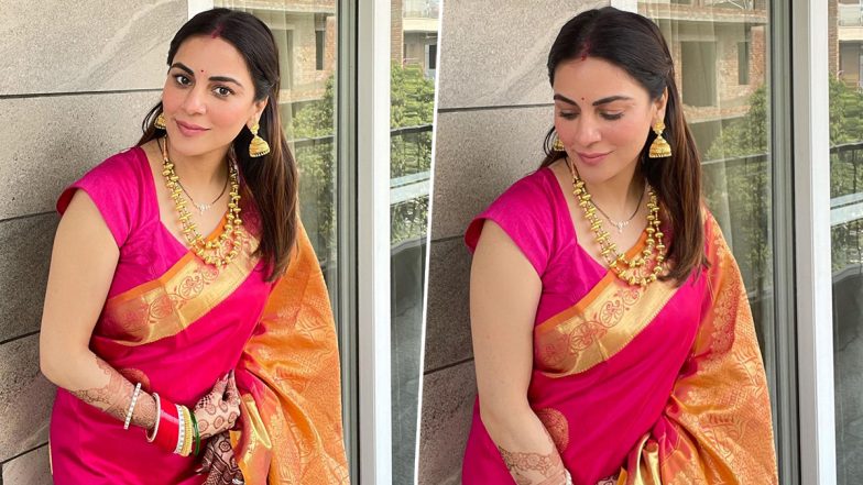 Shraddha Arya Shines Bright in a Saree and Sindoor-Chooda in First Pictures After Wedding!