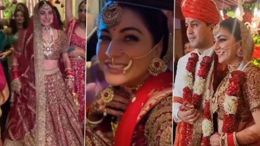 Shraddha Arya Wedding: Kundali Bhagya Actress Beams With Joy As She Ties the Knot With Rahul Nagpal in Delhi (View Pics and Video)