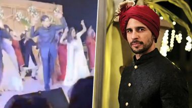 Sidharth Malhotra Grooves to ‘Ranjha’ Song From Shershaah at Cousin’s Delhi Wedding, Video Goes Viral!