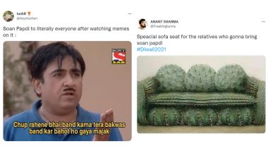 Soan Papdi Funny Memes During Diwali 2021 Go Viral, Check Hilarious #SoanPapdi Jokes by Netizens Who Share Love-Hate Relationship With Popular Indian Dessert