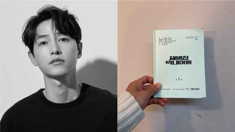 Song Joong-ki Shares Chaebol Family’s Youngest Son Script Photo, Teases Fans About His New K-Drama in Instagram Post