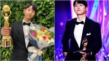 Song Joong-ki Wins Popular Star Award at 42nd Blue Dragon Film Awards, View Pics of Space Sweepers Actor