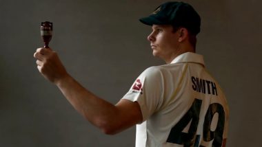 Steve Smith Poses With Ashes Urn As He Eagerly Waits To Face England in the Upcoming Test Series vs England