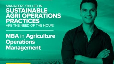 Business News | Revolutionizing the Future of Agriculture with SIOM's MBA in Agriculture Operations Management