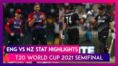 ENG vs NZ Stat Highlights T20 World Cup 2021 Semifinal: New Zealand Qualify For Maiden Finals