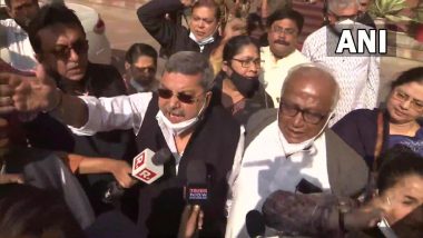 TMC MPs Arrive at Residence of Amit Shah to Discuss Alleged Police Brutality in Tripura