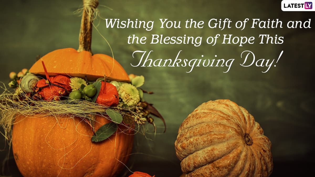 Thanksgiving 2021 Wishes & HD Images: WhatsApp Messages, GIFs ...