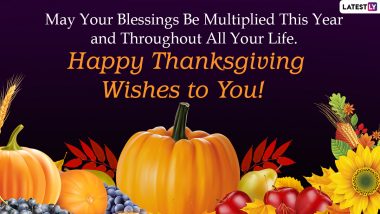 Thanksgiving 2021 Wishes & HD Images: WhatsApp Messages, GIFs, Wallpapers and SMS To Send Happy Thanksgiving Day Greetings to Teachers