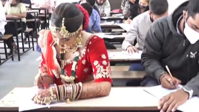 Rajkot Bride Appears for University Exam on Wedding Day, Viral Video Gets Praised Online