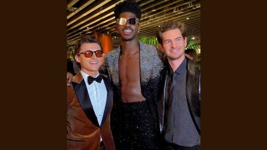 Tom Holland, Andrew Garfield and Lil Nas X Look Dapper As They Arrive on the Red Carpet of GQ Men of the Year Awards 2021