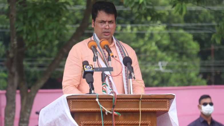 Tripura CM Biplab Kumar Deb to Contribute from His Salary for Airfare of Delhi-Agartala Students Returning from Ukraine