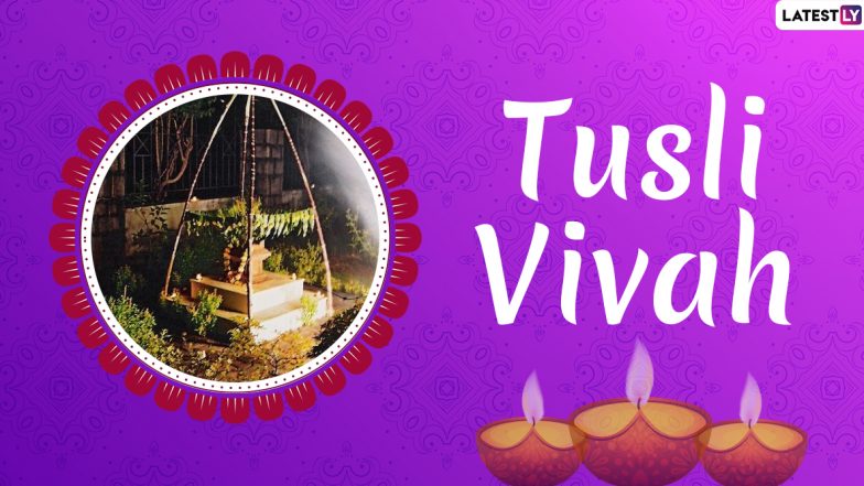 Tulsi Vivah 2021 Wishes & Messages: WhatsApp Status, Images & HD Wallpapers and SMS To Celebrate Tulsi Shaligram Vivah