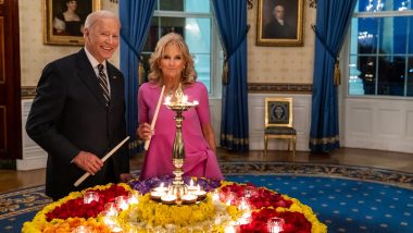 Diwali 2021: US President Joe Biden Extends Greetings to People on Deepavali