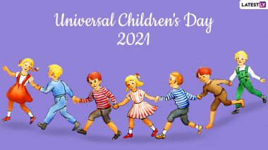 Universal Children's Day 2021 Wishes & Greetings: WhatsApp Stickers, Messages, Facebook Pics, GIFs, and Telegram Photos to Send on United Nations' (UN) World Children's Day