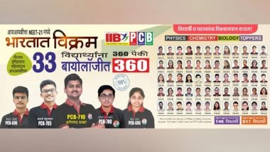 Business News | IIB - Helping NEET Repeaters in Achieving Their Dream with Complete Physics, Chemistry and Biology Preparation