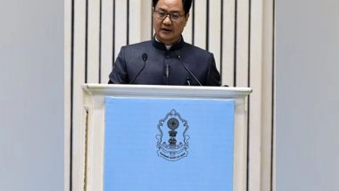 India News | Law Minister Rijiju Expresses Concern on Non-implementation of Bills Passed by Parliament