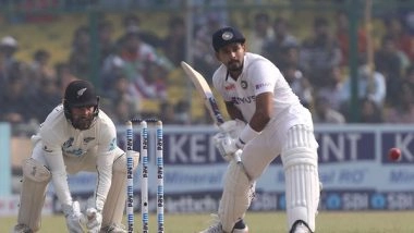 Sports News | Ind Vs NZ, 1st Test: Iyer, Saha's Fightback Help Hosts Extend Lead to 216 (Tea, Day 4)