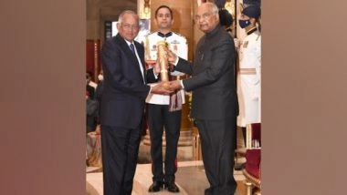 Business News | Venu Srinivasan, Chairman TVS Motor Company, Awarded Padma Bhushan for His Contribution to the Field of Trade and Industry